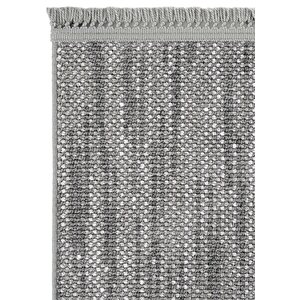 Cool Halı Olinda 1106 Antrasit Oturma Odası Salon Halı Yumuşak İskandinav Yolluk Bukle Makine Halısı