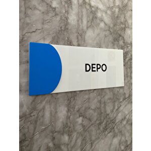 Ortaokula Uygun Renk Depo Uyarı Ve Yön Levhası