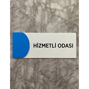 Ortaokula Uygun Renk Hizmetli Odası Uyarı Ve Yön Levhası