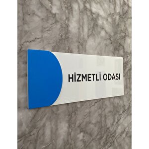 Ortaokula Uygun Renk Hizmetli Odası Uyarı Ve Yön Levhası