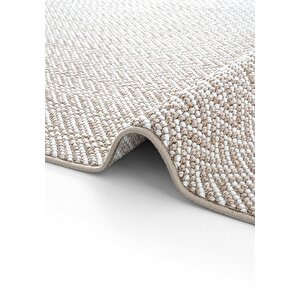 Cool Halı Olinda 1108 Bej Oturma Odası Salon Halı Yumuşak İskandinav Halı Yolluk Bukle Makine Halısı