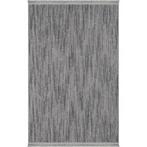 Olinda 1106 Antrasit Oturma Odası Salon Halı Yumuşak İskandinav Yolluk Bukle Makine Halısı 80x400 cm