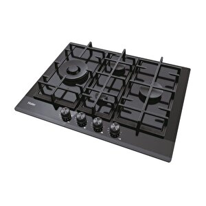 Havg5d4hb Wok Gözlü Siyah Ankastre Ocak
