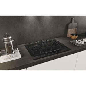 Haier Havg5d4hb Wok Gözlü Siyah Ankastre Ocak