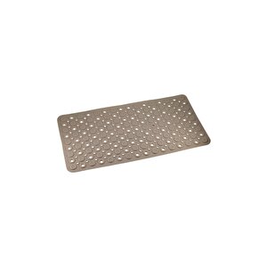 Efe Mark Premium Serisi Banyo - Küvet İçi Kaydırmaz Vantuzlu Oluklu Desenli Diktördgen Paspas 67,5 X 34,5 Cm Krem