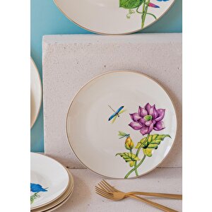 The Mia Blomma Pasta Tabağı 6 Kişilik