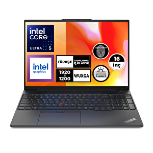 Thinkpad E16 Gen 2 Ultra 5 125u 32gb 512gb Ssd 16" Wuxga Freedos Notebook 21ma008ytx 001