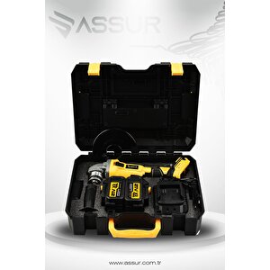 21v Çift Akülü Kömürsüz Şarjlı 125mm Avuç Taşlama