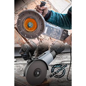 2200w Metal Şanzıman 230mm Büyük Spiral Taşlama Çantalı