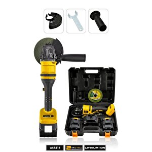 21v Çift Akülü Kömürsüz Şarjlı 125mm Avuç Taşlama