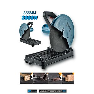 2000w Bakır Sargılı Metal Şanzıman 355 Mm Profil Metal Kesme Makinesi