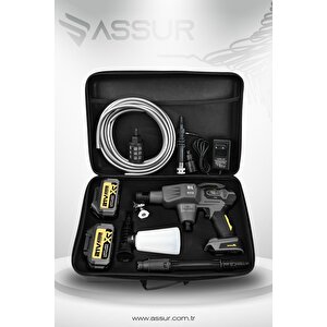 21v Yüksek Basınçlı Kömürsüz Motor Akülü Oto Araba Yıkama Makinesi Şarjlı