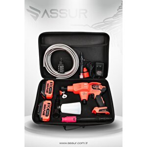 21v Yüksek Basınçlı Kömürsüz Motor Akülü Oto Araba Yıkama Makinesi Şarjlı