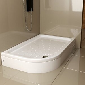 70x120 Cm Asimetrik Oval Duş Teknesi Sağ