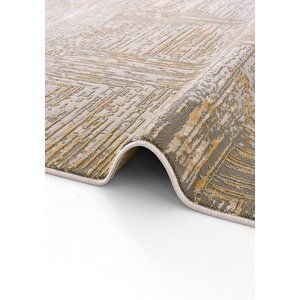 Cool Halı Venedik Turuncu Gri Halı Soyut Geometrik Desenli Dokuma Modern Oturma Odası Salon Halısı