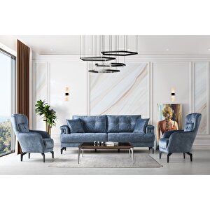 Evna Blue Koltuk Takımı