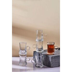 Giancarlo Kulplıu Çay Bardağı - 6 Lı Çay Bardak