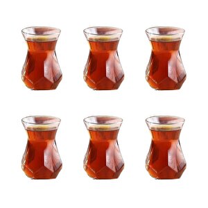 Alya Çay Bardağı - 6 Lı Modern Çay Bardak