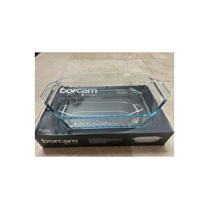 Paşabahçe Timeless Borcam Tepsi -2 Li Borcam Fırın Ve Servis Tepsisi 59974