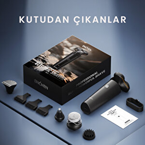 X8s-c 5’i 1 Arada Islak Kuru Kullanıma Uygun Şarjlı Çoklu Tıraş Seti