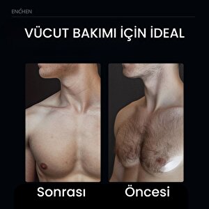Enchen Spark 2 Suya Dayanıklı Ipx7 Led Işıklı Çok Fonksiyonlu Dijital Göstergeli Şarjlı Saç Ve Tıraş Makinesi
