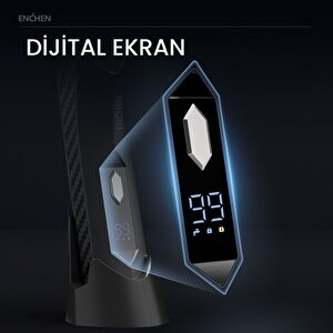 Enchen Spark 2 Suya Dayanıklı Ipx7 Led Işıklı Çok Fonksiyonlu Dijital Göstergeli Şarjlı Saç Ve Tıraş Makinesi