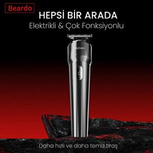 Beardo Çok Fonksiyonlu Tüm Vücut İçin Uygun Şarjlı Saç Ve Tıraş Makinesi