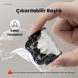 Enchen Boost 2 Siyah Taşınabilir Şarjlı Saç Kesim Makinesi