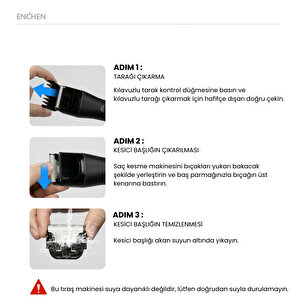 Boost 2 Siyah Taşınabilir Şarjlı Saç Kesim Makinesi