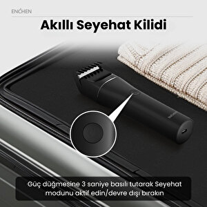 Enchen Boost 2 Siyah Taşınabilir Şarjlı Saç Kesim Makinesi