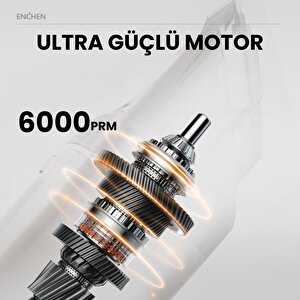 Enchen Boost 2 Siyah Taşınabilir Şarjlı Saç Kesim Makinesi