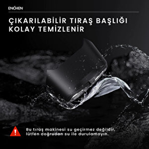 K3 Siyah Taşınabilir Seyahat Boy Mini Şarjlı Tıraş Makinesi