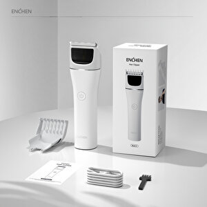 Boost 2 Beyaz Taşınabilir Şarjlı Saç Kesim Makinesi