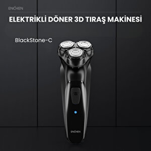 Blackstone-c Siyah Çift Yönlü Kavisli Bıçaklı Şarjlı Tıraş Makinesi