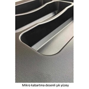 42x49 Cm Antrasit Çekmece Içi Kaşıklık -, 40x40'a Kadar Kesi̇lebi̇li̇r.