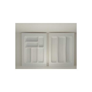 37x49 Cm. Beyaz Kaşıklık Ve Kepçelik 2'li Set 32x41 Cm'e Kadar Kesi̇lebi̇li̇r