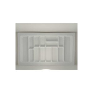 85x49 Cm. Beyaz Kaşıklık Ve Kepçelik 2'li Set 79x41 Cm'e Kadar Kesi̇lebi̇li̇r