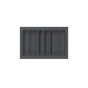 76x49 Cm. 6 Bölmeli Gri Çekmece Içi Düzenleyici Kepçelik 70x40 Cm'e Kadar Kesi̇lr -