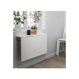 90 Cm X 60 Cm %100 Mdf Açılır Kapanır Duvara Monte Raf Masa Mutfak Masası
