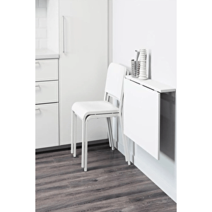 90 Cm X 60 Cm %100 Mdf Açılır Kapanır Duvara Monte Raf Masa Mutfak Masası