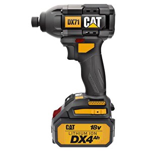 Dx71.2 18volt 4.0ah Li-ion Çift Akülü 215nm Kömürsüz Profesyonel Şarjlı Darbeli Tornavida