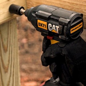 Cat Dx71.2 18volt 4.0ah Li-ion Çift Akülü 215nm Kömürsüz Profesyonel Şarjlı Darbeli Tornavida