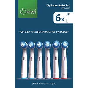 Ktb-6506 6'lı Diş Fırçası Yedek Başlık Seti
