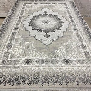 Halı Saloon 1019 Gri Serisi Salon Oturma Yatak Odası Halısı 200x290 cm