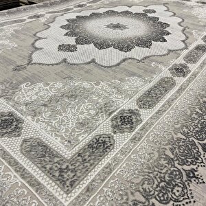 Halı Saloon 1019 Gri Serisi Salon Oturma Yatak Odası Halısı 200x290 cm