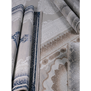 Halı Saloon 1018 Mavi Serisi Salon Oturma Yatak Odası Halısı 160x230 cm