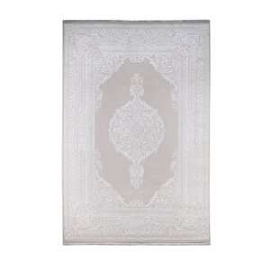 Halı Saloon 1018 Kemik Serisi Salon Oturma Yatak Odası Halısı 160x230 cm