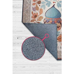 Homshtag Çok Renkli Halı Yumuşak Dokulu Çocuk Odası Halısı Çiçekli Minimal Halı Çocuk Temalı Halı