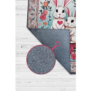 Çok Renkli Halı Dokulu Çocuk Odası Halısı Dokuma Rustik Çocuk Halısı Modern Temalı Halı 200x300 cm