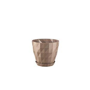 So-krt1 Dekoratif Kristal Saksı Takımı 0.6 Litre No 1 Moka 8175